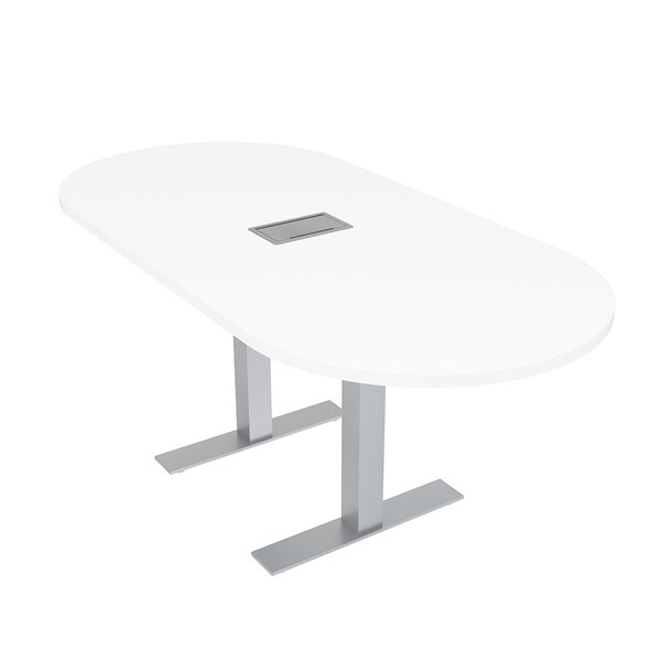 Skutchi Designs 33.5 in W, 69.5 in L, 29 in H, Engineered Wood Top, White HAR-RAC-34X70-T-ELEC-XD09 - main
